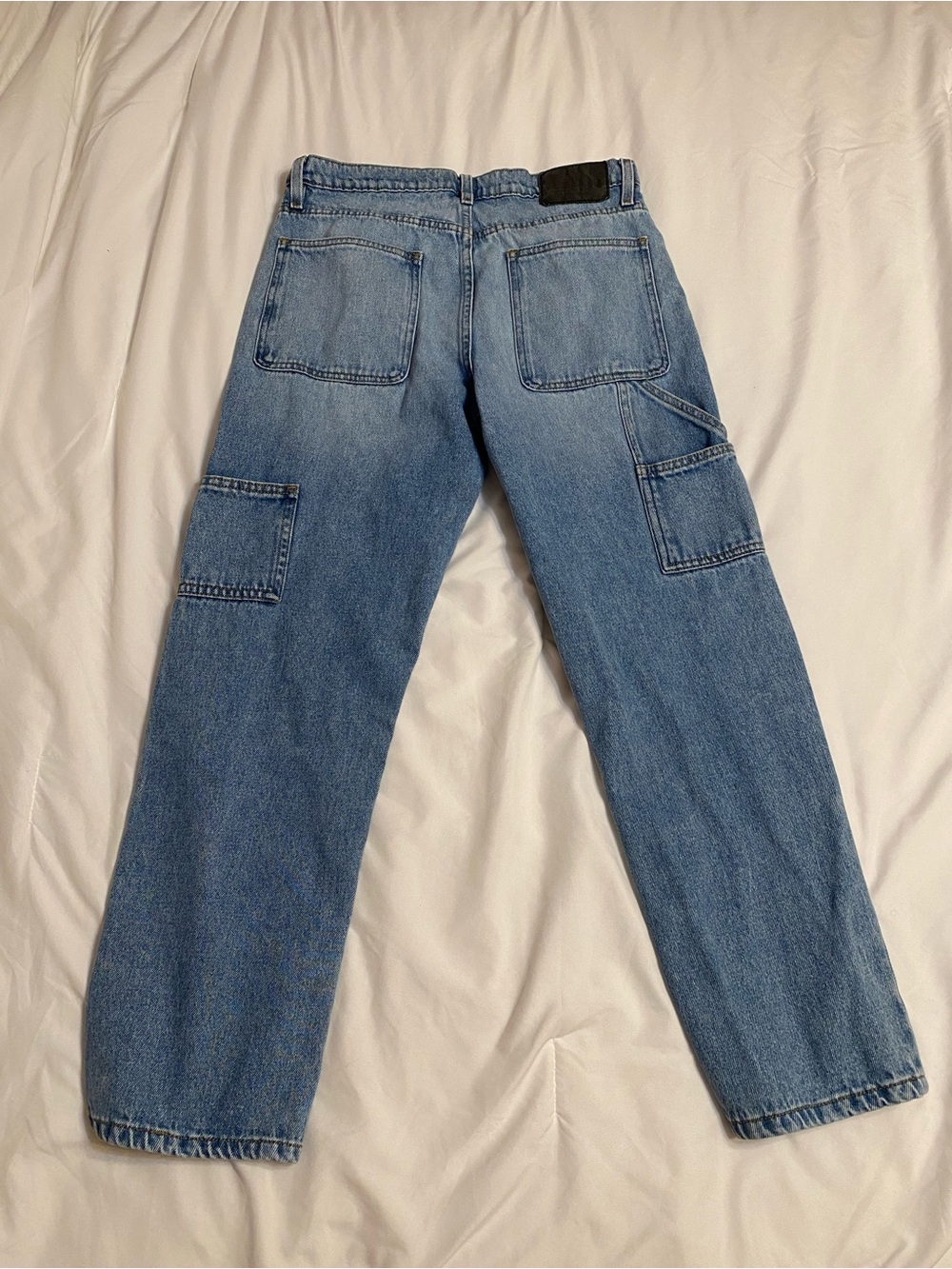 BDG Woman’s Classic Light Blue Straight-Leg Jeans - Picture 4 of 5